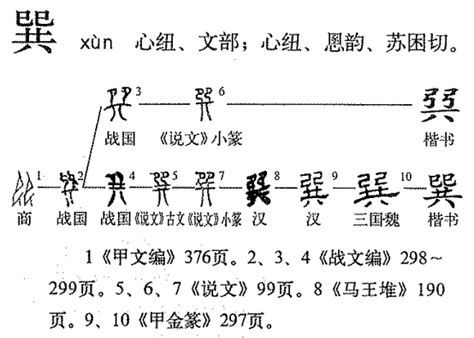 巽同音字|巽（汉语汉字）